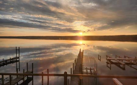 Sunrise on Seneca Lake
